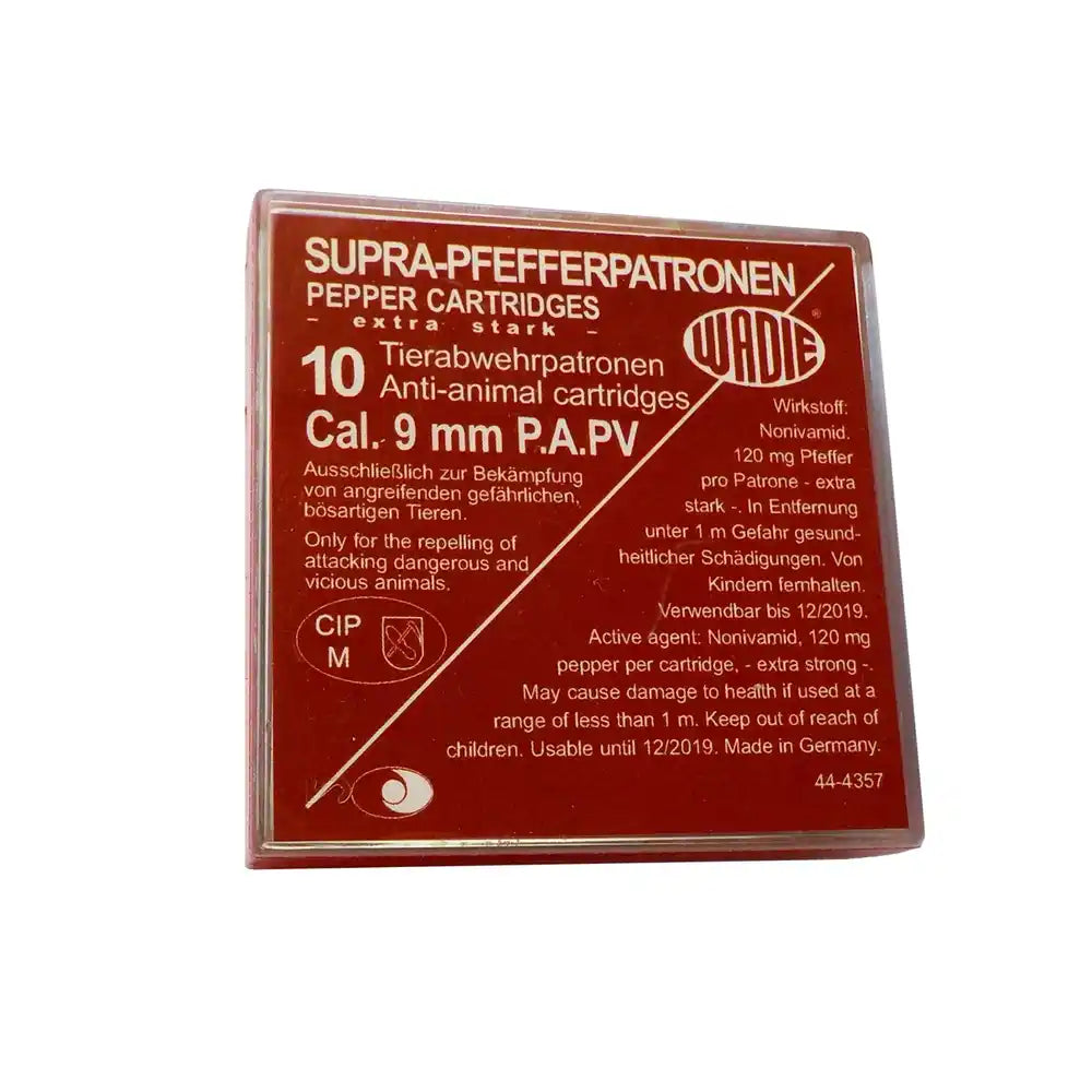 WADIE PV Supra Pfefferpatrone Kal. 9mmPAK