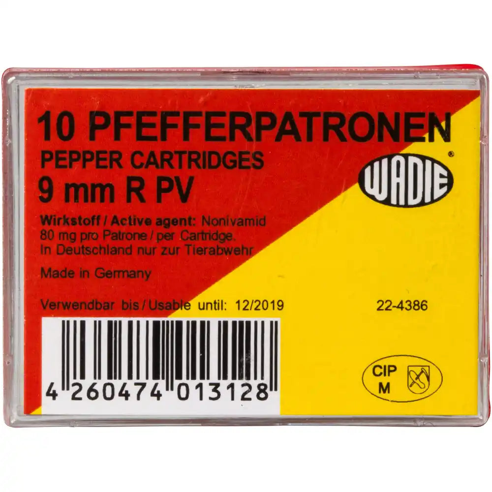 WADIE PV Supra Pfefferpatrone Kal. 9mmRK