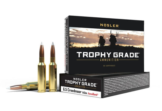 NOSLER Büchsenpatronen Trophy Grade (Kal. 6.5 Creedmoor, 140 grs./9,07 g AB SP)