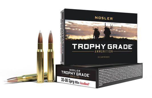 NOSLER Büchsenpatronen Trophy Grade (Kal. .30-06, 180 grs./11,66 g AB SP)