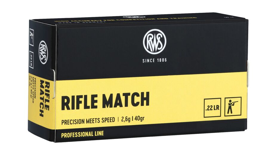 RWS .22 RIFLE MATCH 2,6g/40gr