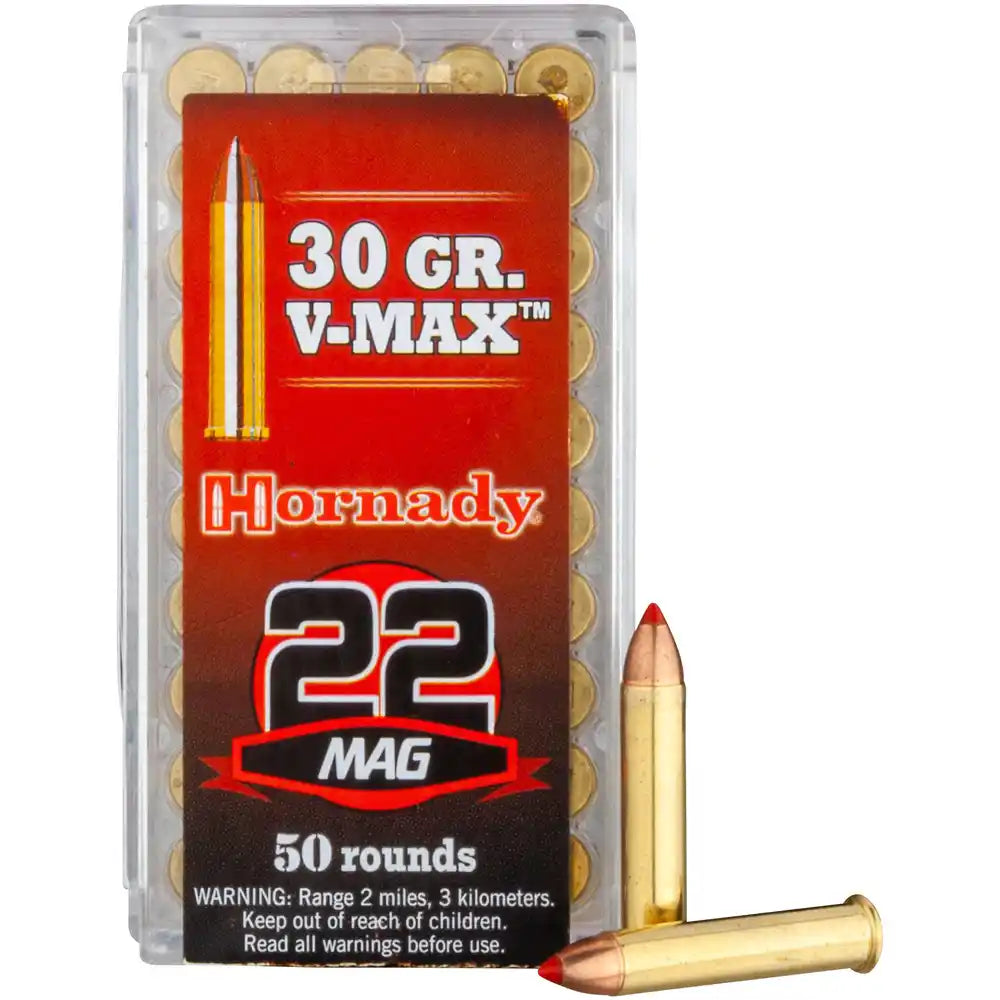 Hornady .22 WMR V-Max 1,9g/30grs. 50 Stk.