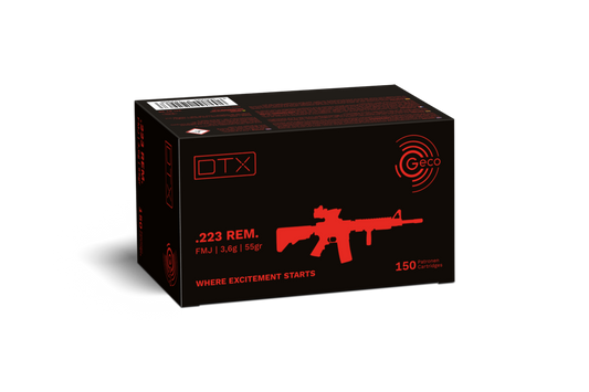GECO .223 Rem. DTX 3,6g/55gr - 150 Stk.