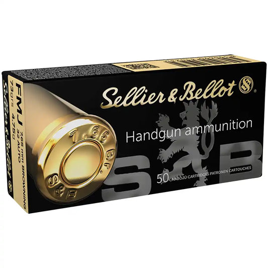 Sellier & Bellot 7,65 Br. Vollmantel 4,75g/73grs.