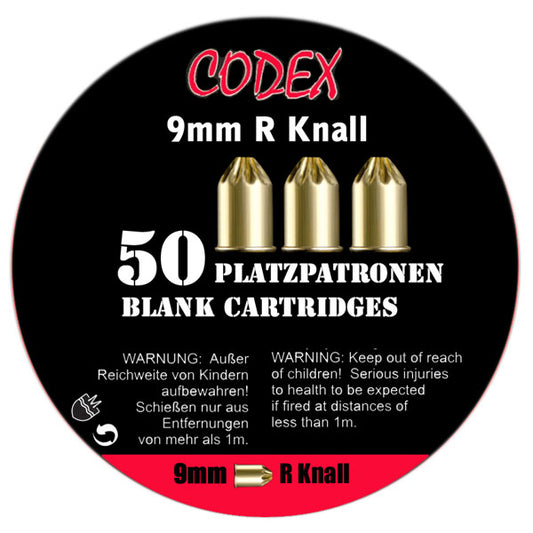 CODEX Platzpatronen 9mmR Knall