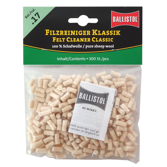 BALLISTOL Filzreiniger Klassik Kal. .17 / 300 Stk.