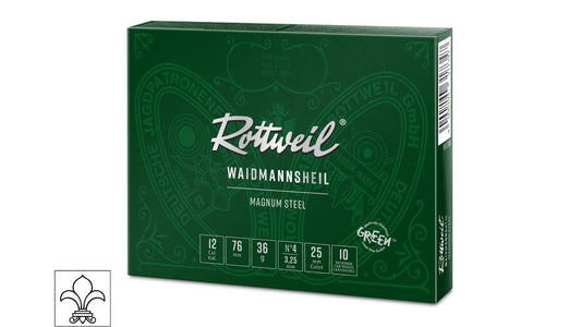 Rottweil Waidmannsheil Magnum Steel 12/76 3,25 mm