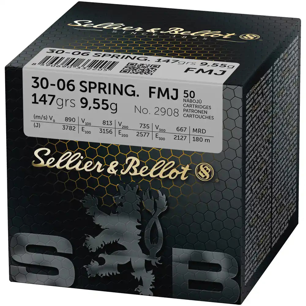 Sellier & Bellot .30-06 Spr. Vollmantel 9,55g/147grs.