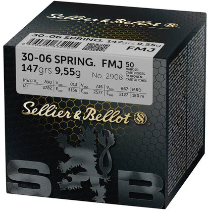 Sellier & Bellot .30-06 Spr. Vollmantel 9,55g/147grs.
