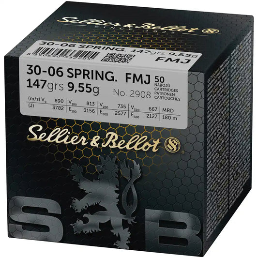 Sellier & Bellot .30-06 Spr. Vollmantel 9,55g/147grs.
