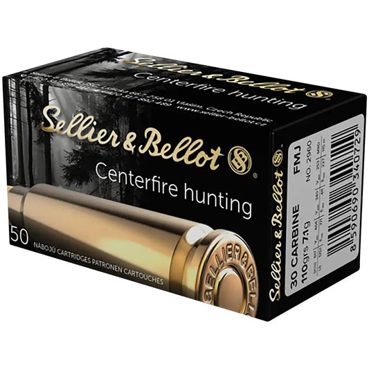 Sellier & Bellot .30 Carbine Vollmantel 7,1g/110 grs.