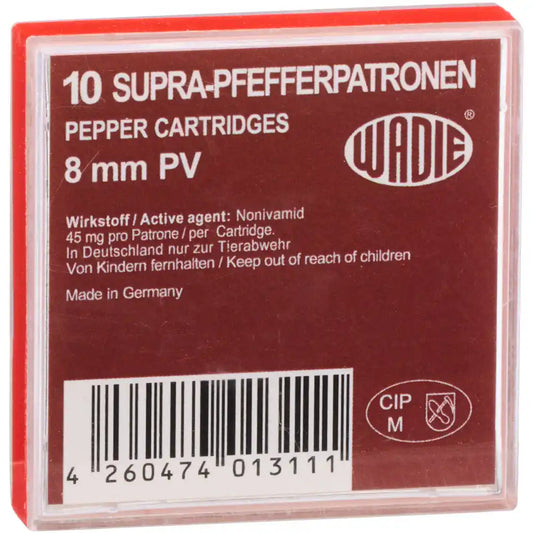 WADIE PV Supra Pfefferpatrone Kal. 8mmPV